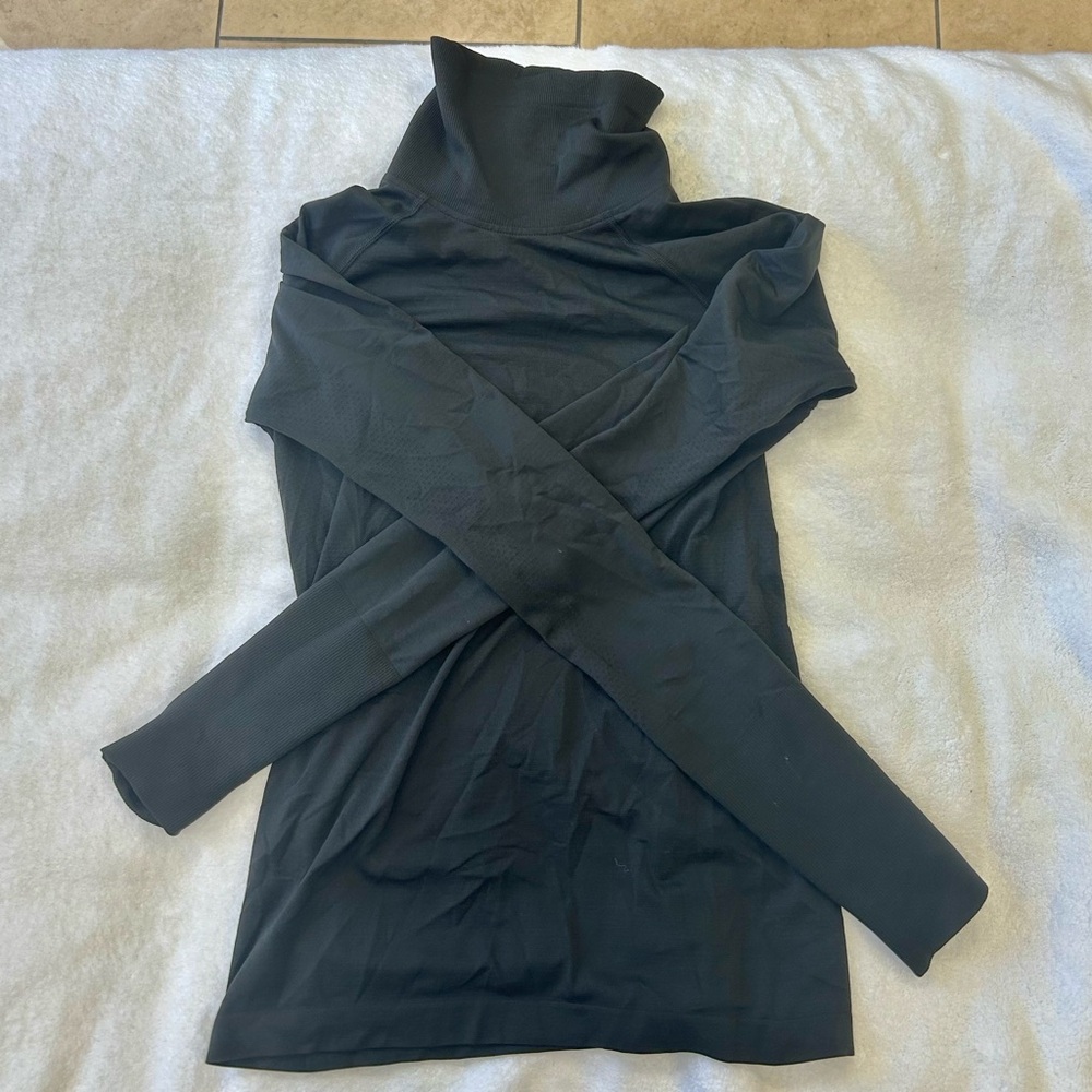 Lululemon Black Turtleneck Top